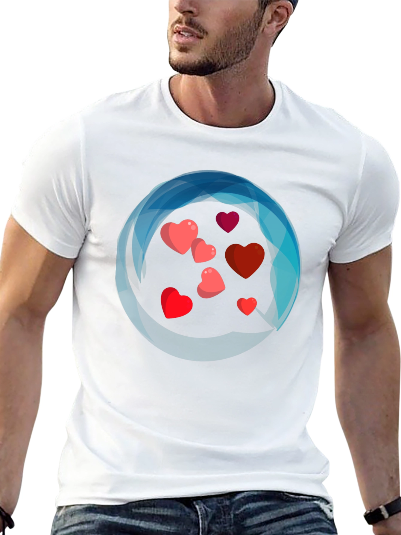 Heart Burst Graphic Tee - Valentines Day Gift