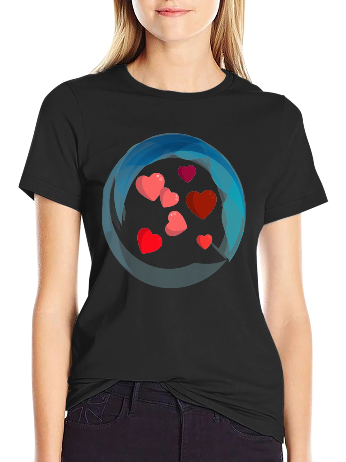 Heart Burst Graphic Tee - Valentines Day Gift