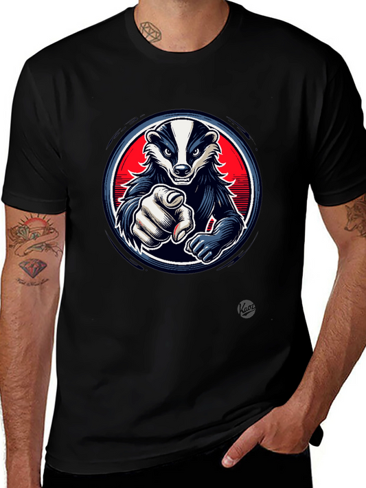 Cool Badger Graphic T-Shirt