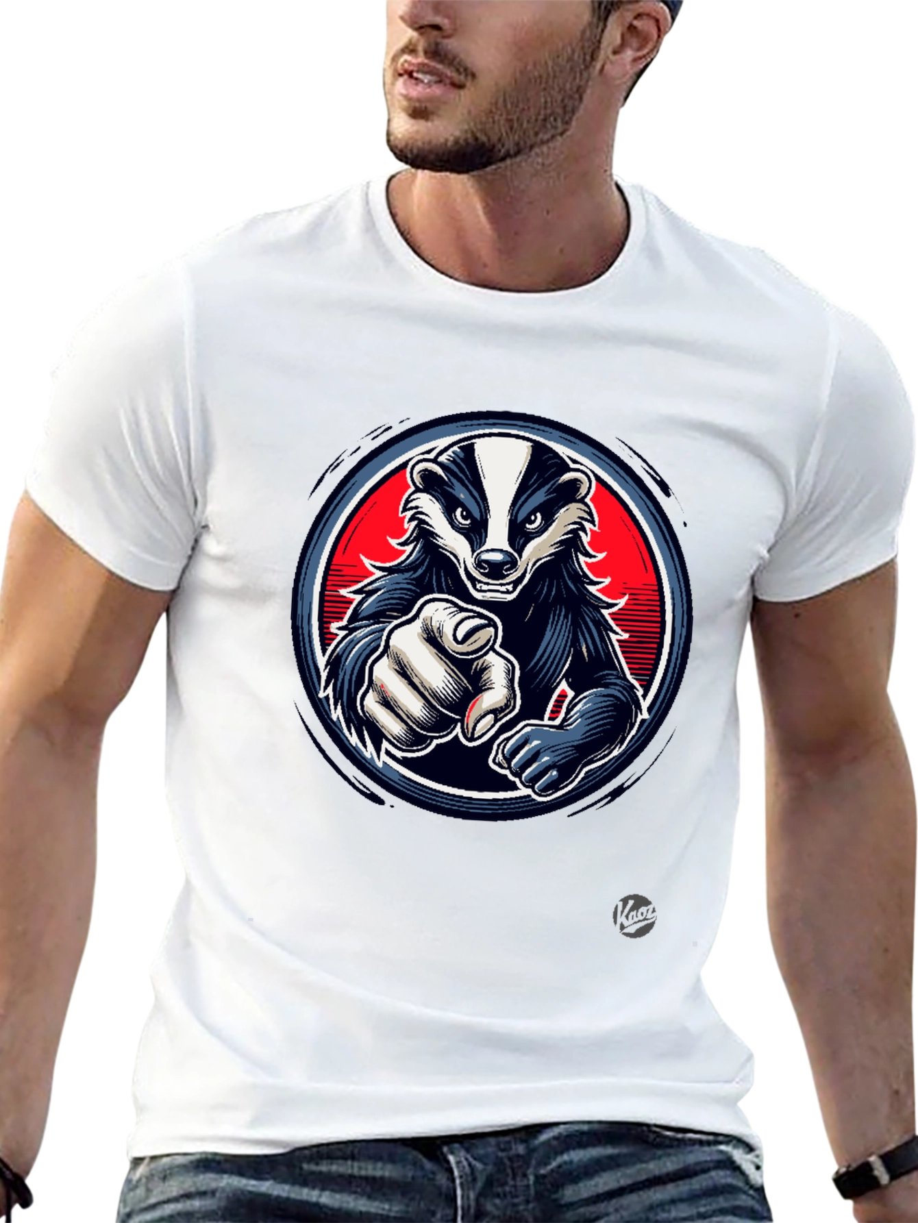 Cool Badger Graphic T-Shirt