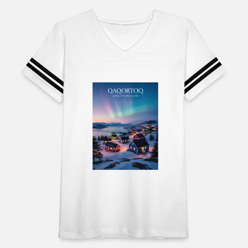 Qaqortoq, jewel of Greenland. Arctic Landscape