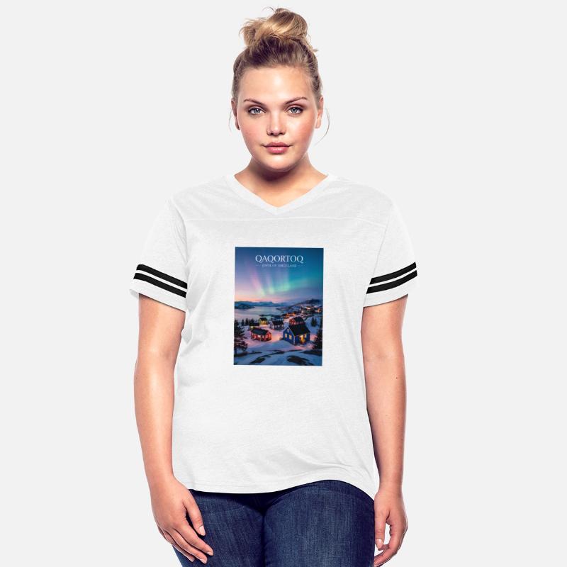 Qaqortoq, jewel of Greenland. Arctic Landscape