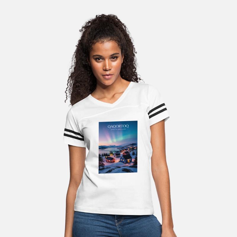 Qaqortoq, jewel of Greenland. Arctic Landscape