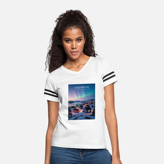 Qaqortoq, jewel of Greenland. Arctic Landscape