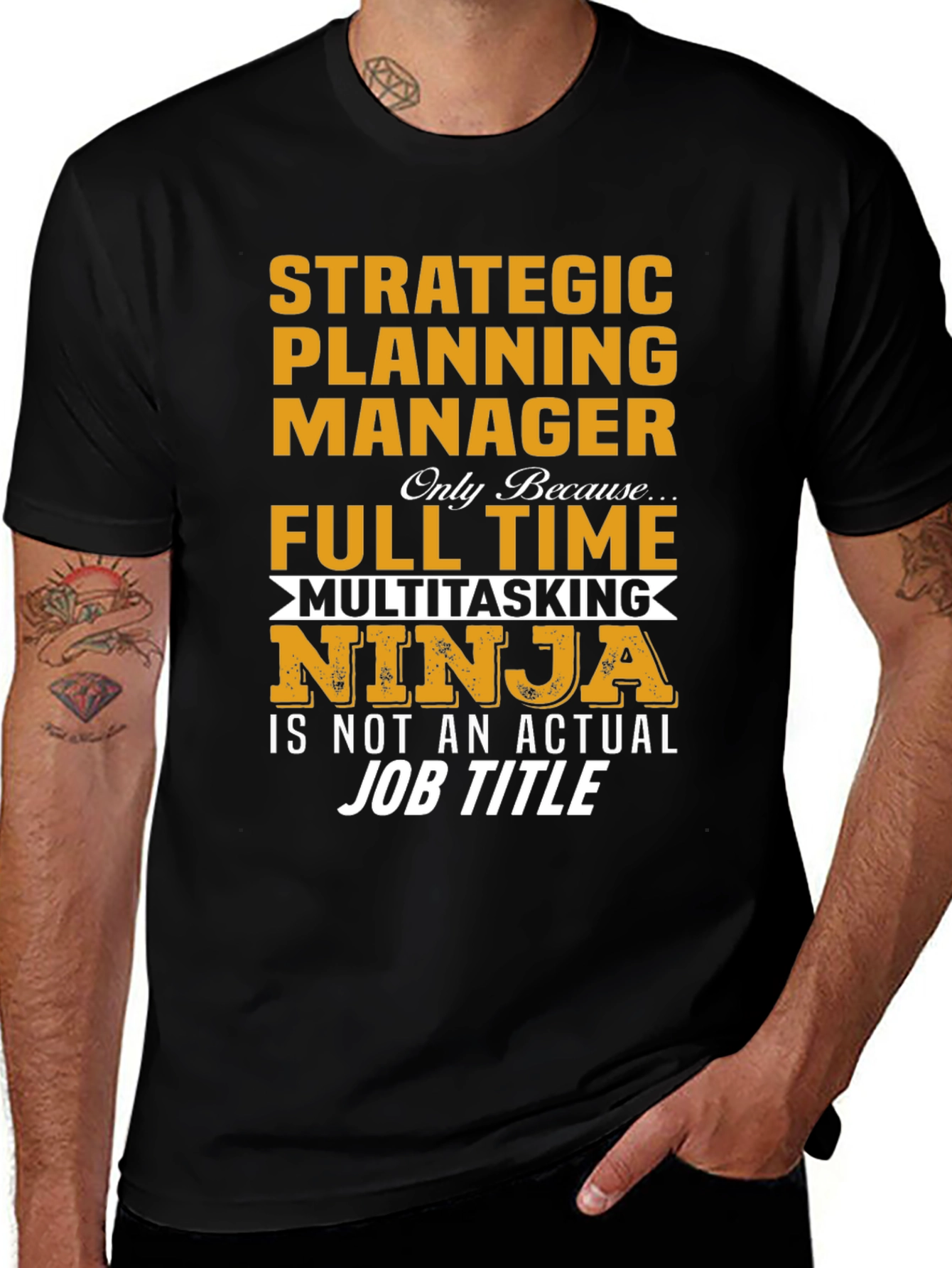 Strategic Planning Manager Multitasking Ninja T-Shirt