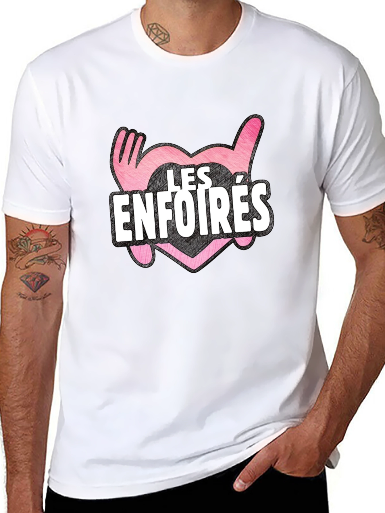 Les Enfoirés Graphic Print T-Shirt - Unisex