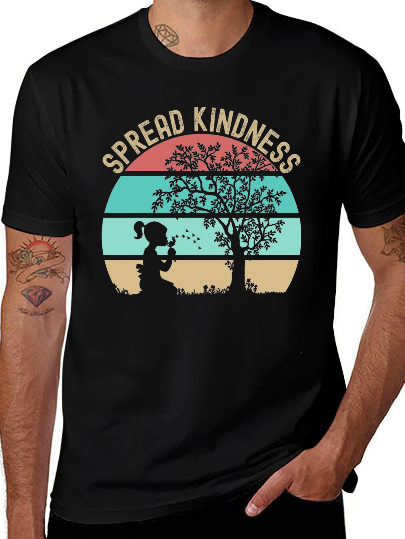 Spread Kindness Graphic Tee - Unisex Soft Cotton Shirt