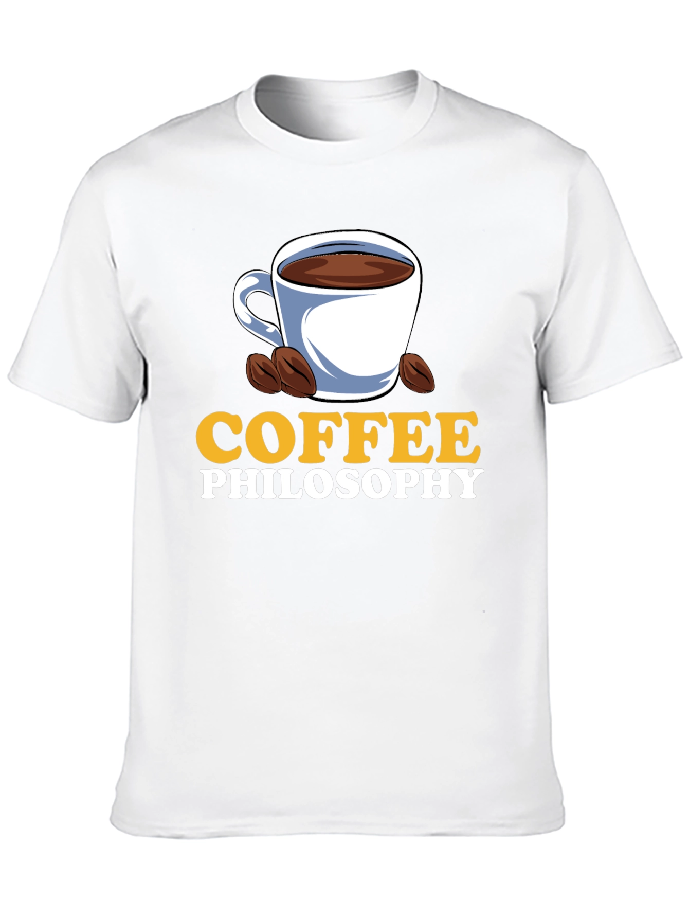 Coffee Philosophy Graphic T-Shirt - Brew Up Some Wisdom