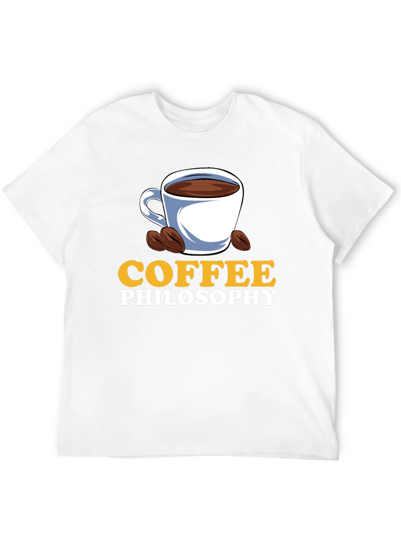 Coffee Philosophy Graphic T-Shirt - Brew Up Some Wisdom