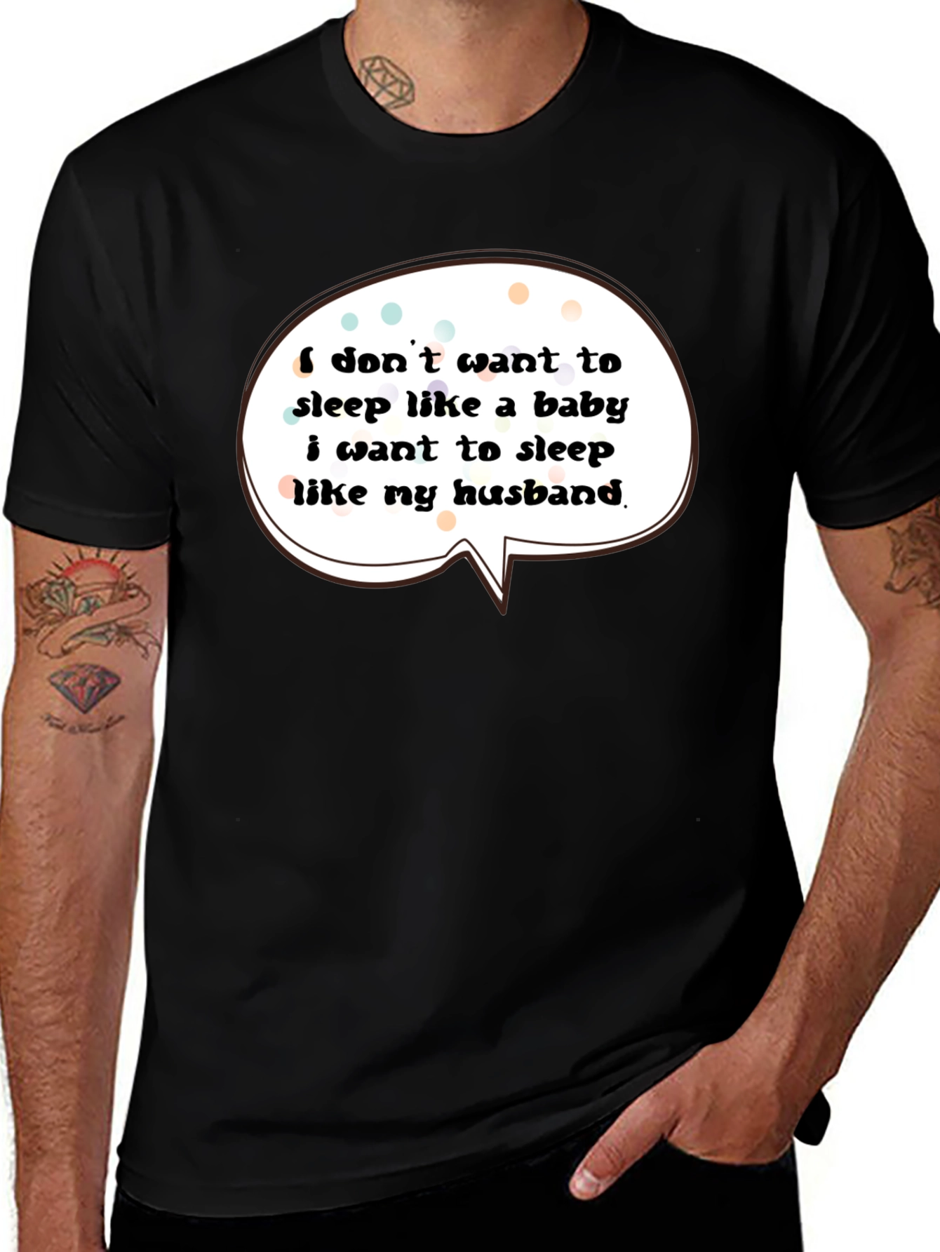 Funny Husband Sleep T-Shirt