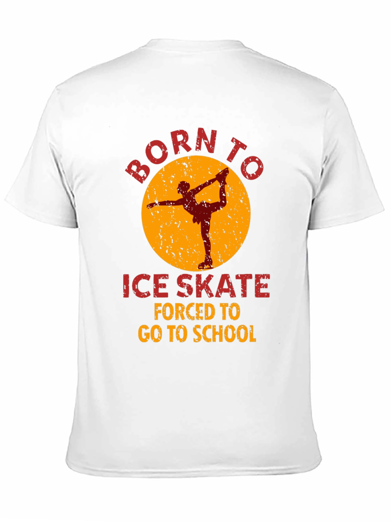 Born To Ice Skate Graphic T-Shirt
