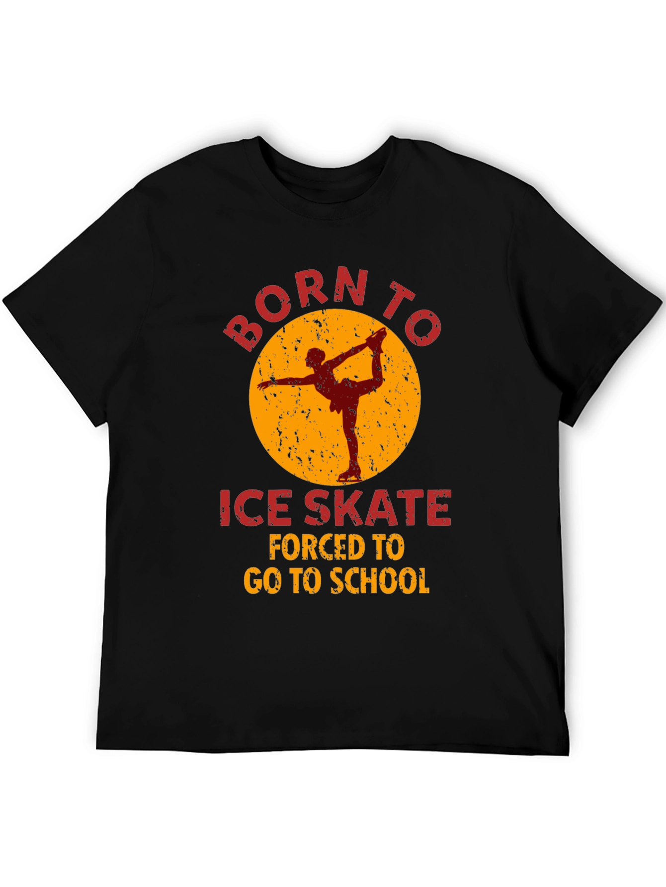 Born To Ice Skate Graphic T-Shirt