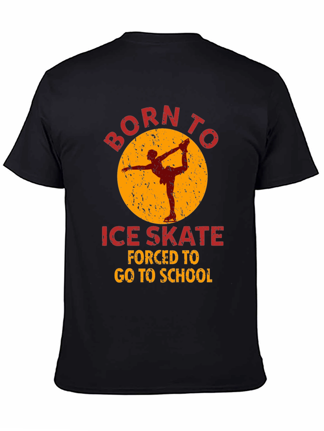Born To Ice Skate Graphic T-Shirt