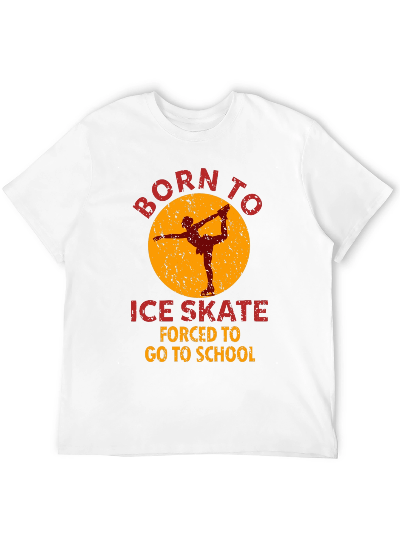 Born To Ice Skate Graphic T-Shirt