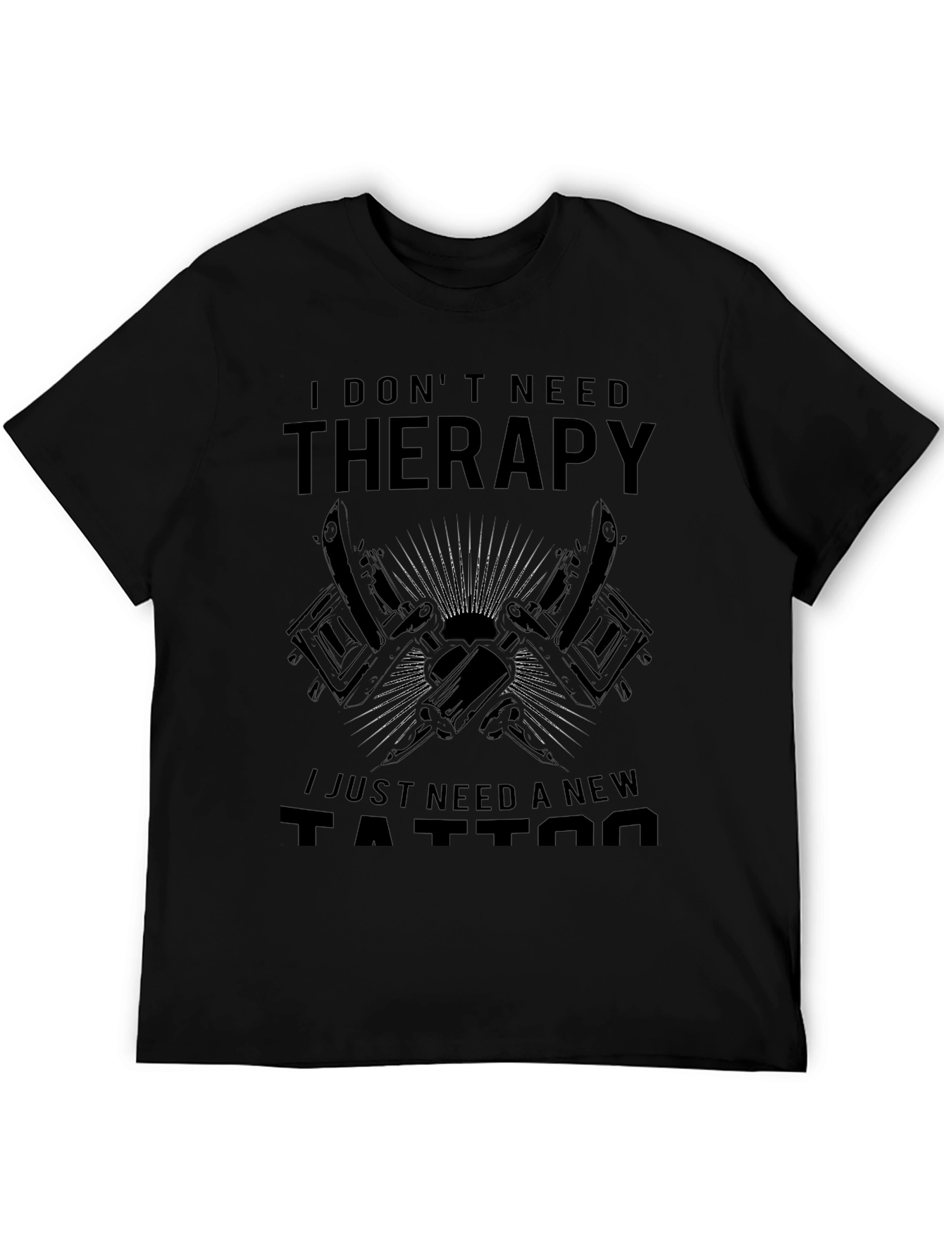 Tattoo Therapy T-Shirt - Black Graphic Tee