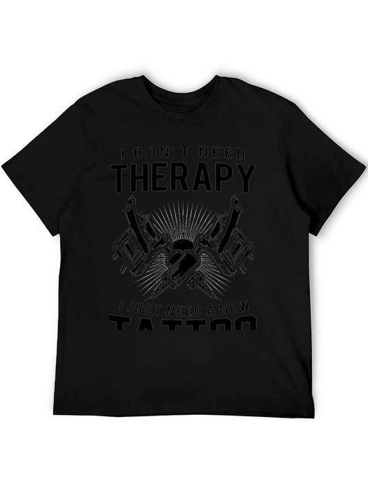 Tattoo Therapy T-Shirt - Black Graphic Tee
