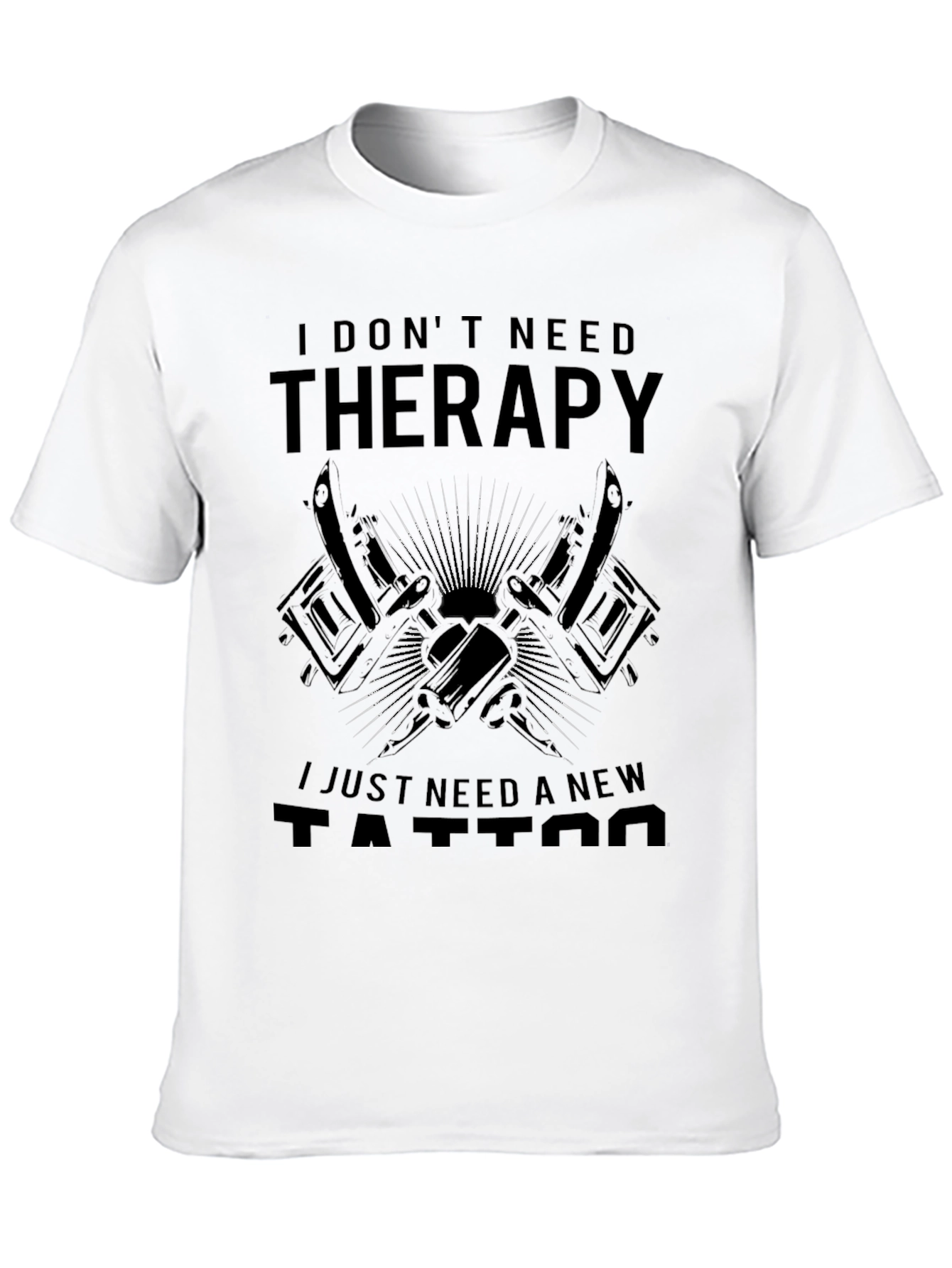 Tattoo Therapy T-Shirt - Black Graphic Tee