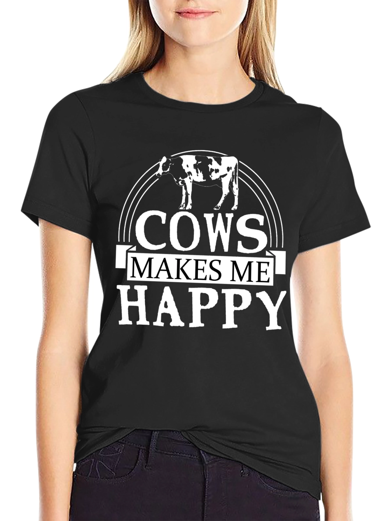 Cows Make Me Happy T-Shirt
