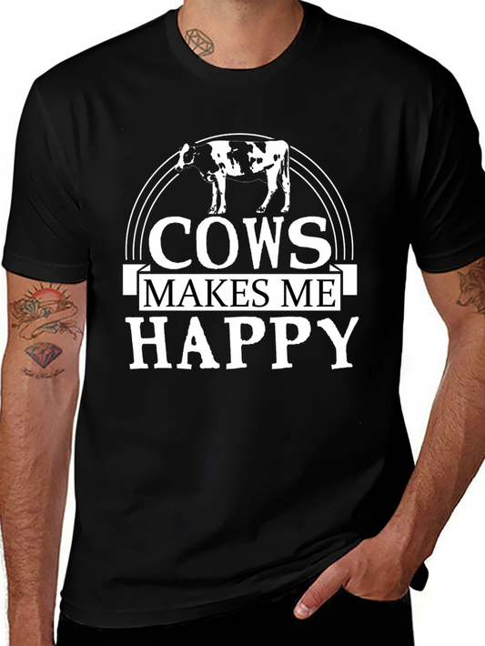 Cows Make Me Happy T-Shirt