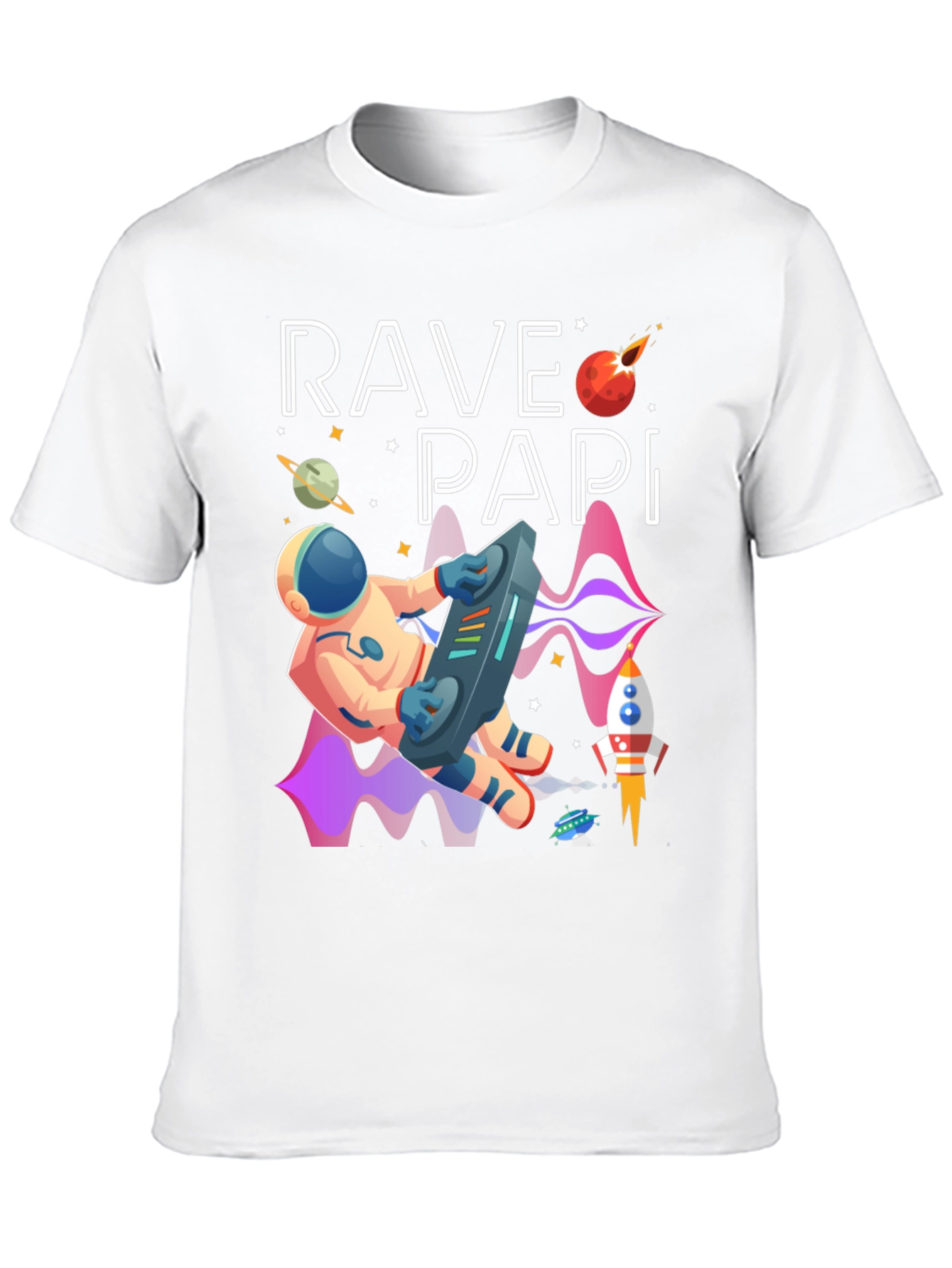 Rave Papi Space DJ Graphic Tee