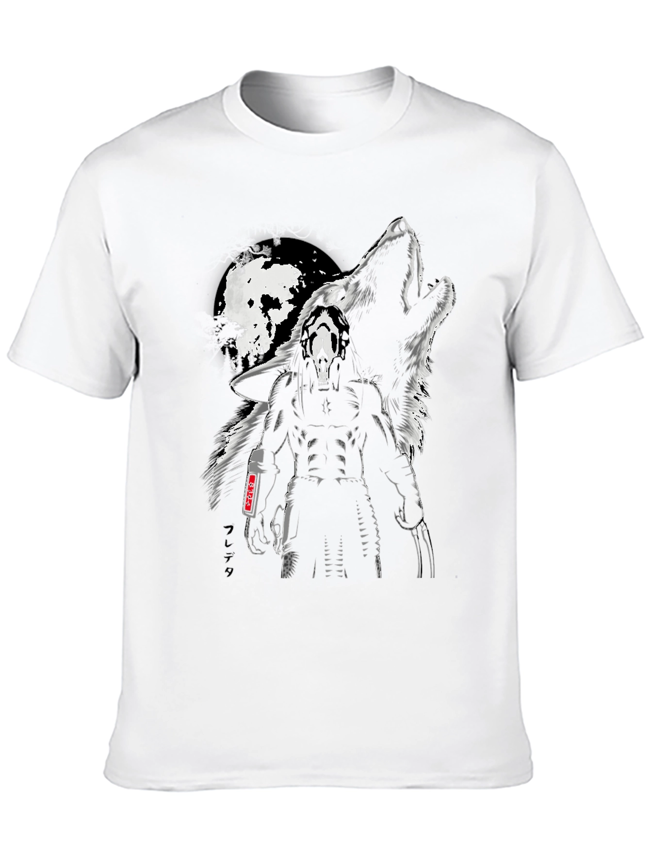 Predator Wolf Moon Black T-Shirt