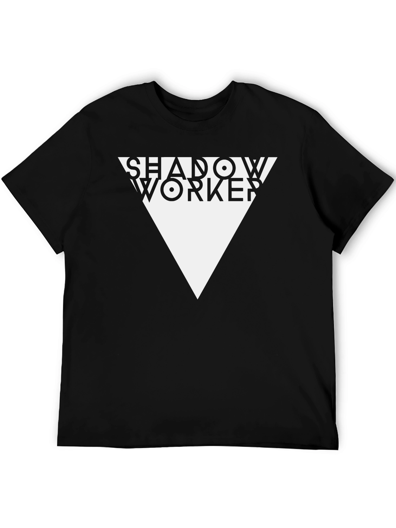 Shadow Worker Graphic Tee - Modern Design