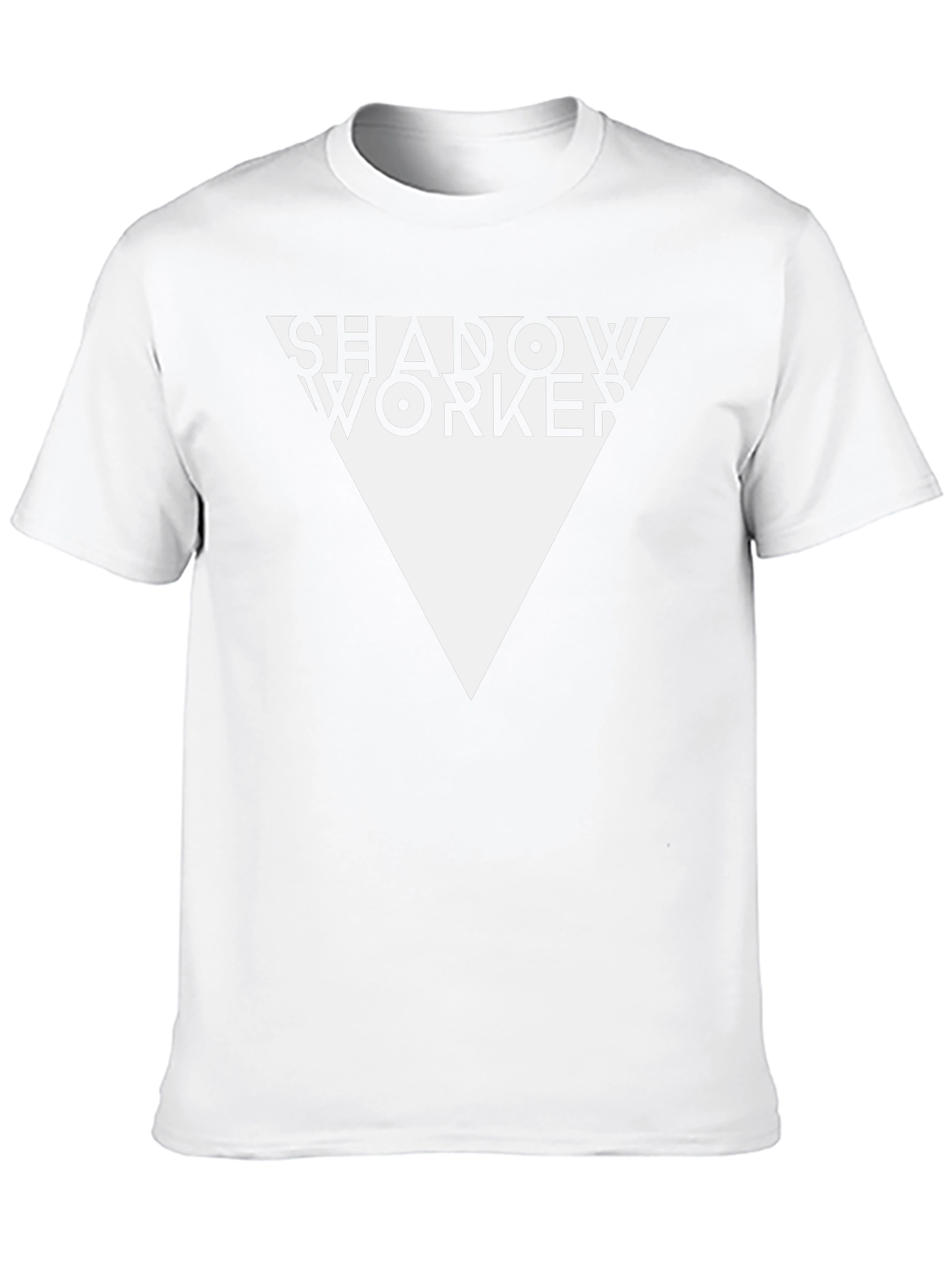 Shadow Worker Graphic Tee - Modern Design