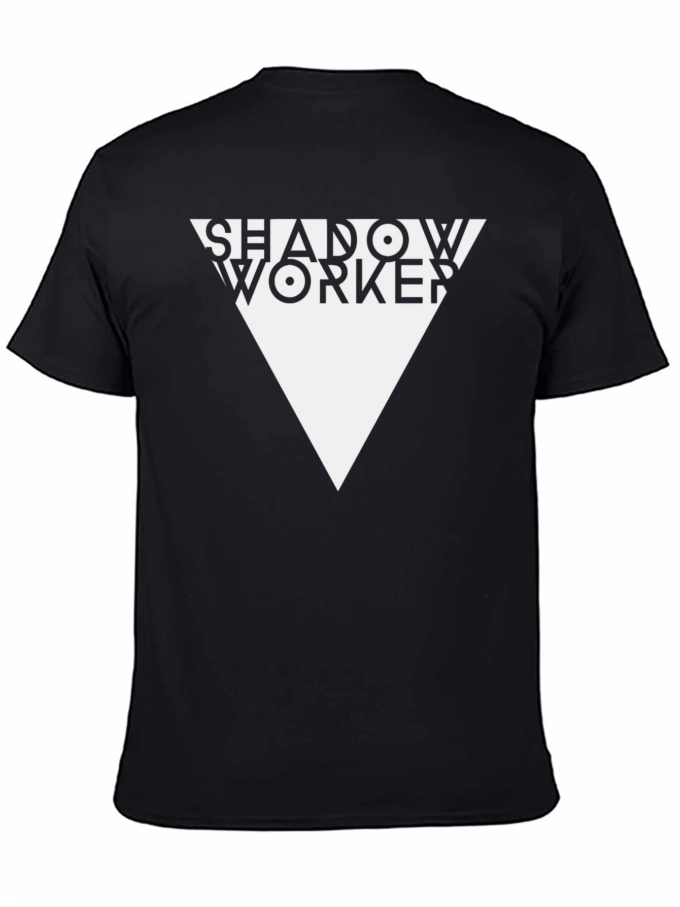 Shadow Worker Graphic Tee - Modern Design
