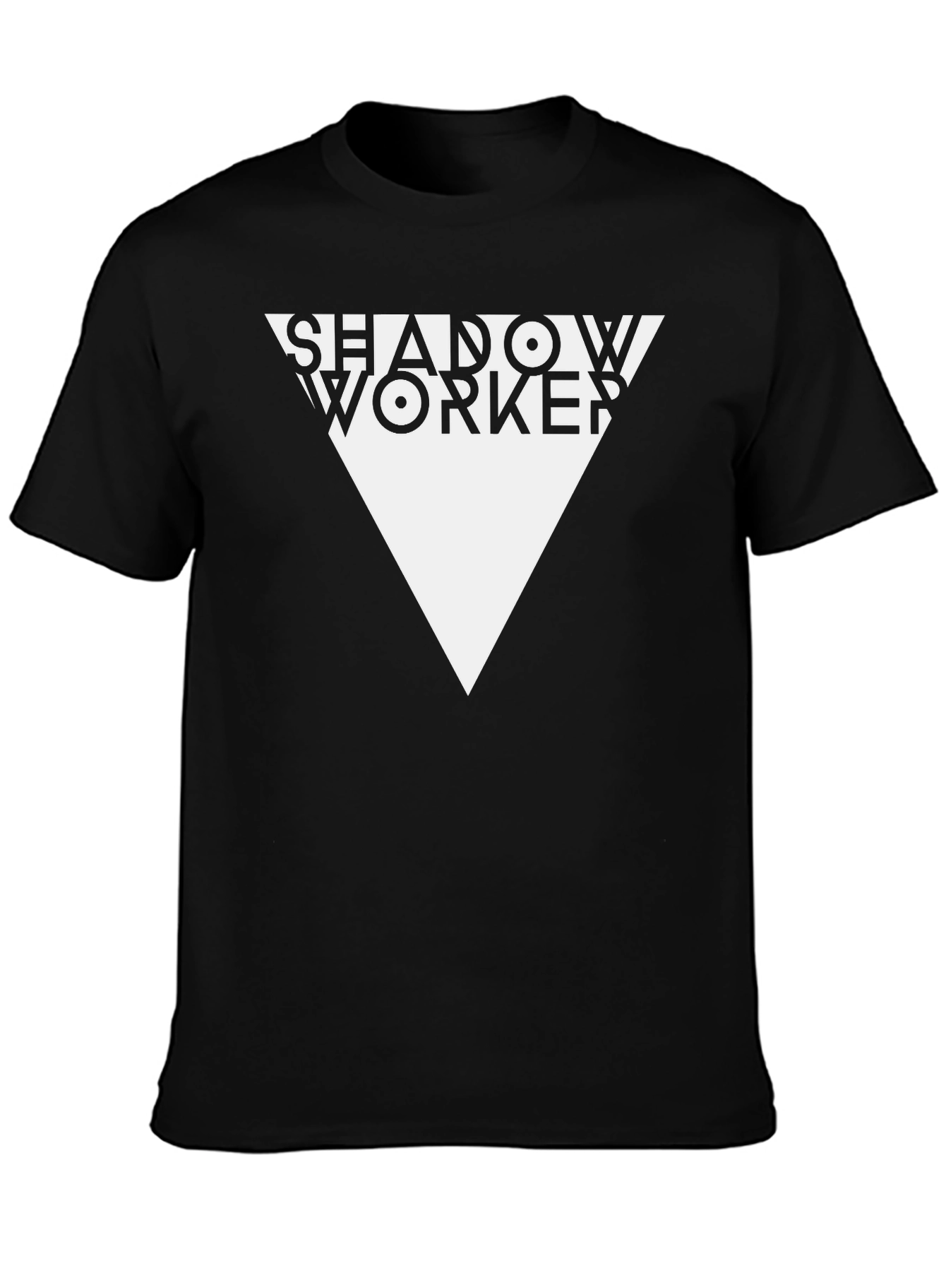 Shadow Worker Graphic Tee - Modern Design