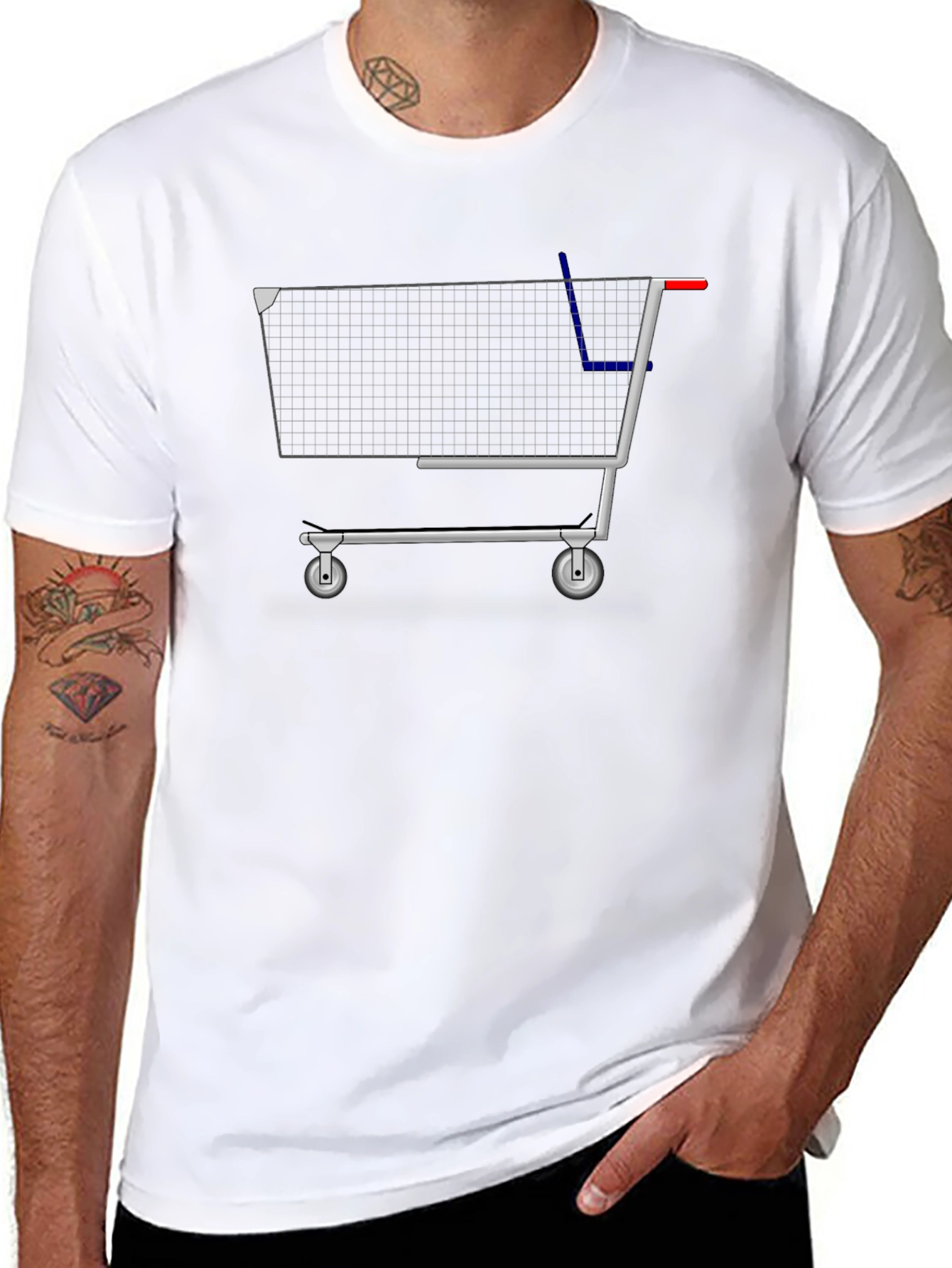 Shopping Cart Graph T-Shirt
