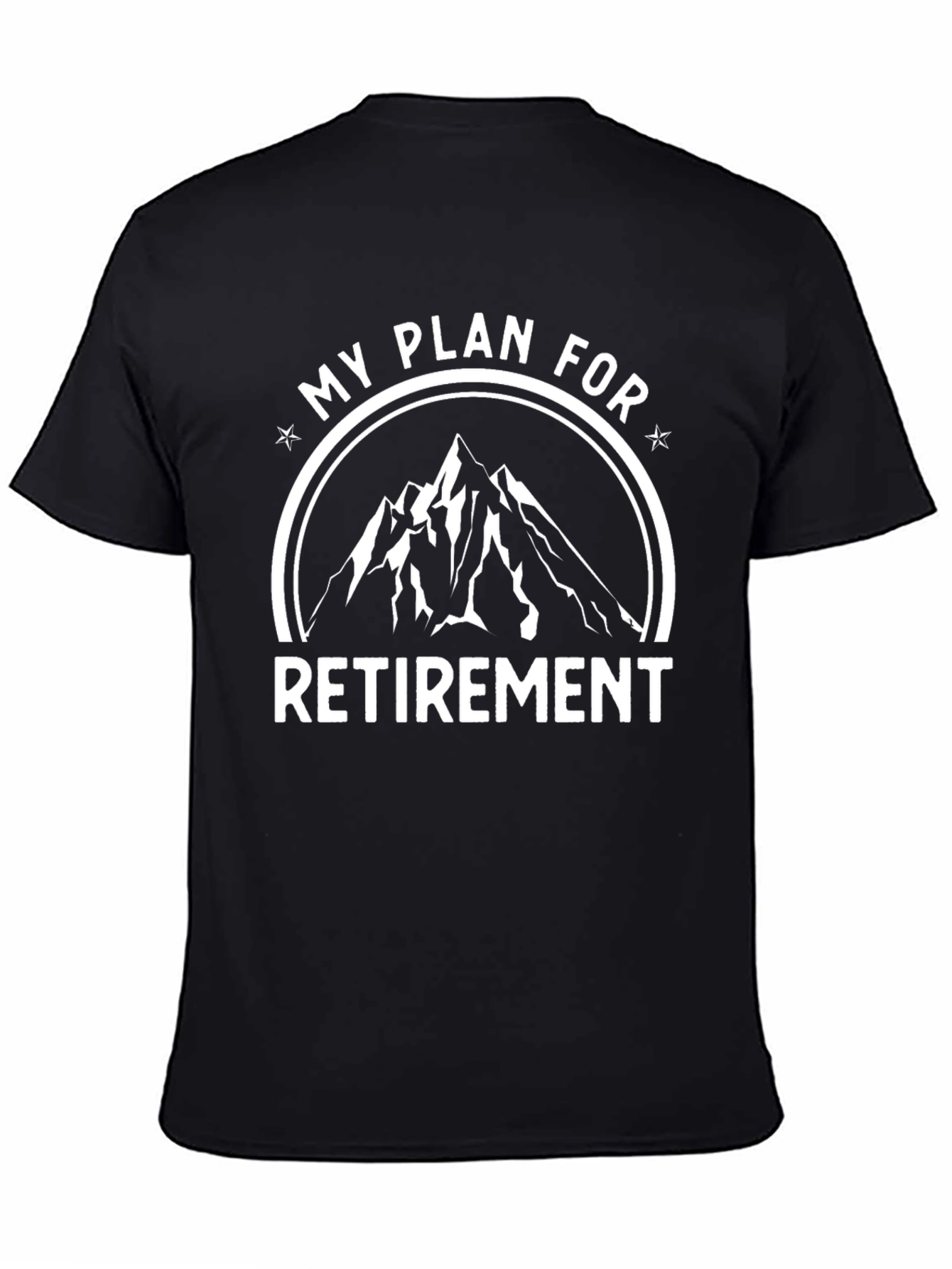 My Plan For Retirement Black Mountain Graphic Tee