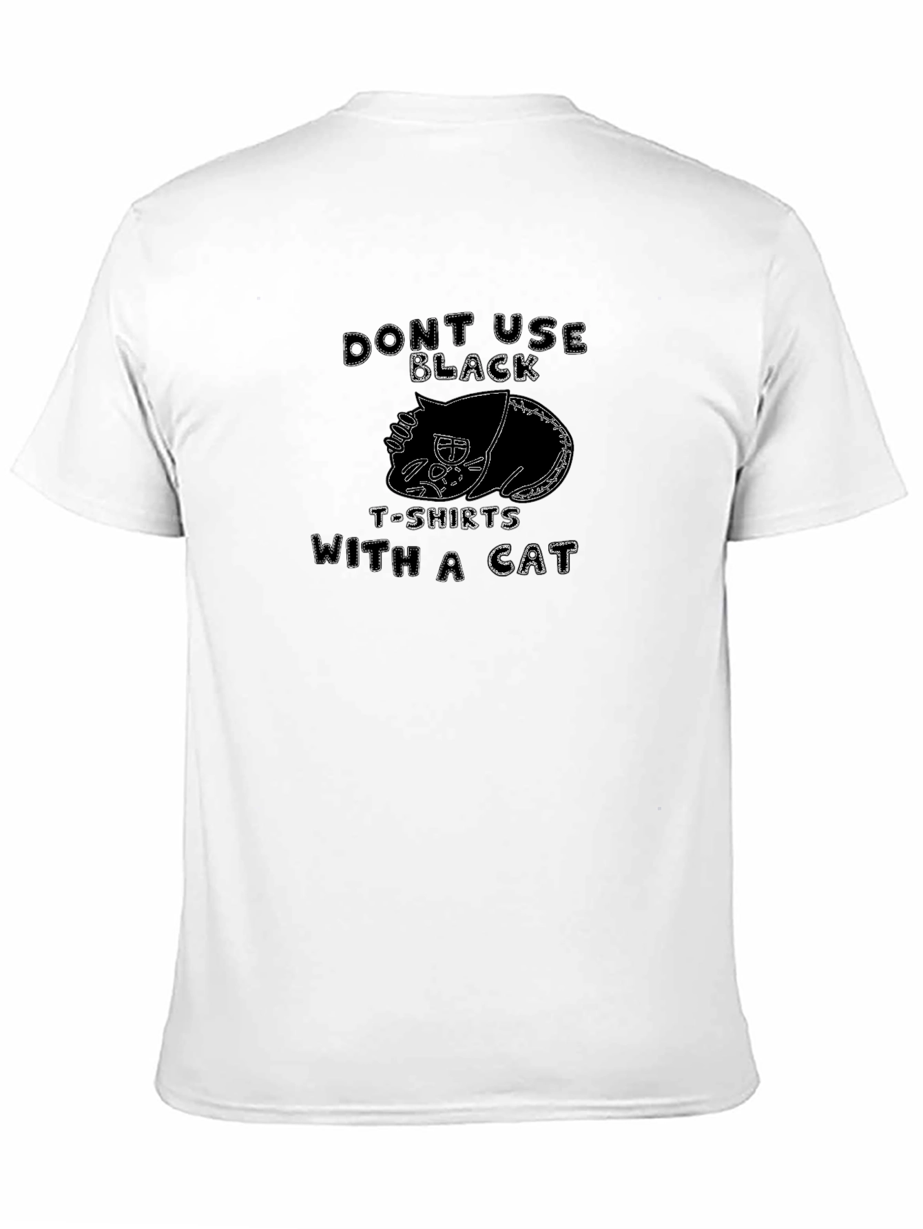 Funny Dont Use Black Cat T-Shirt