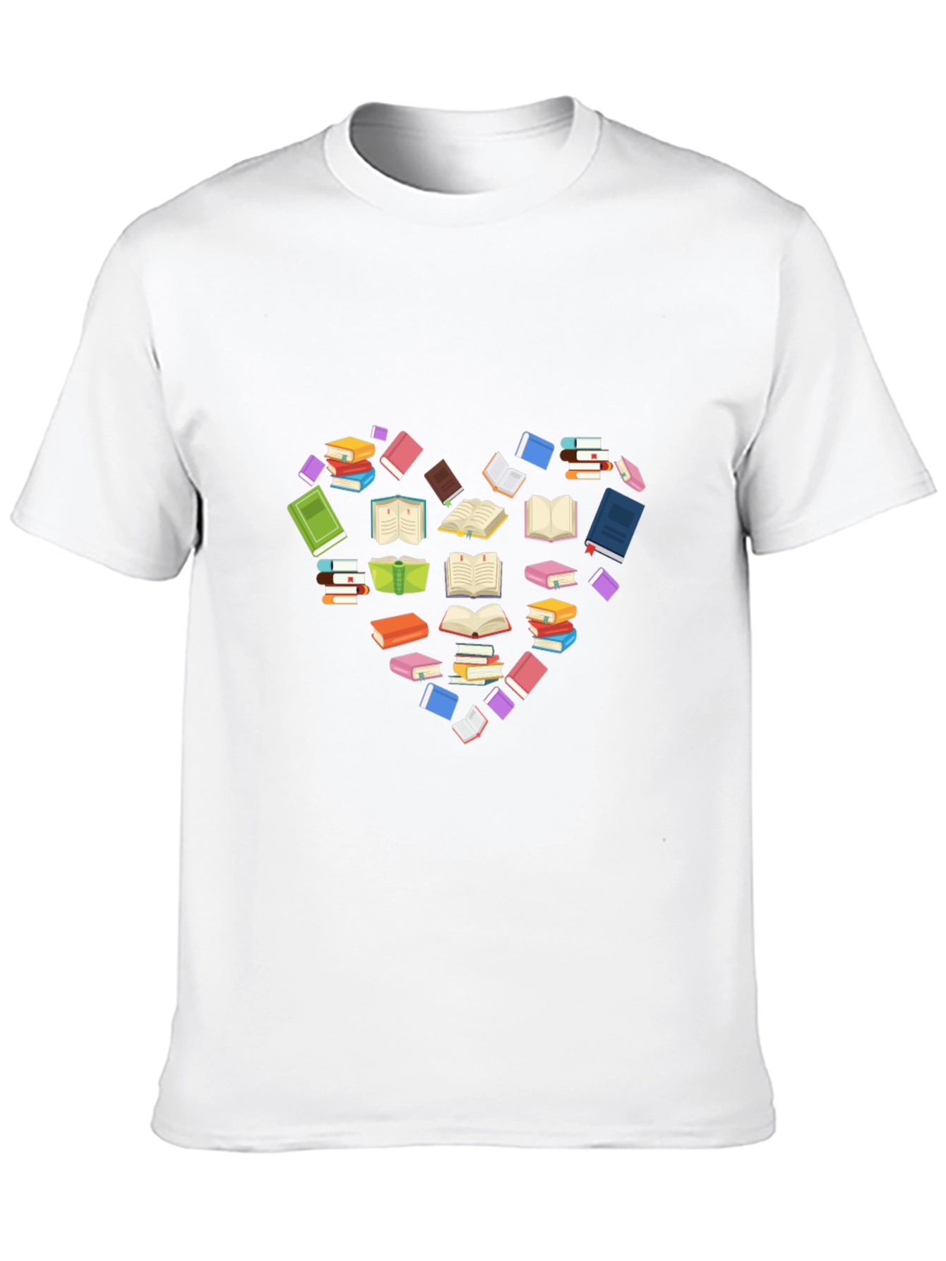 Book Lover Heart T-Shirt