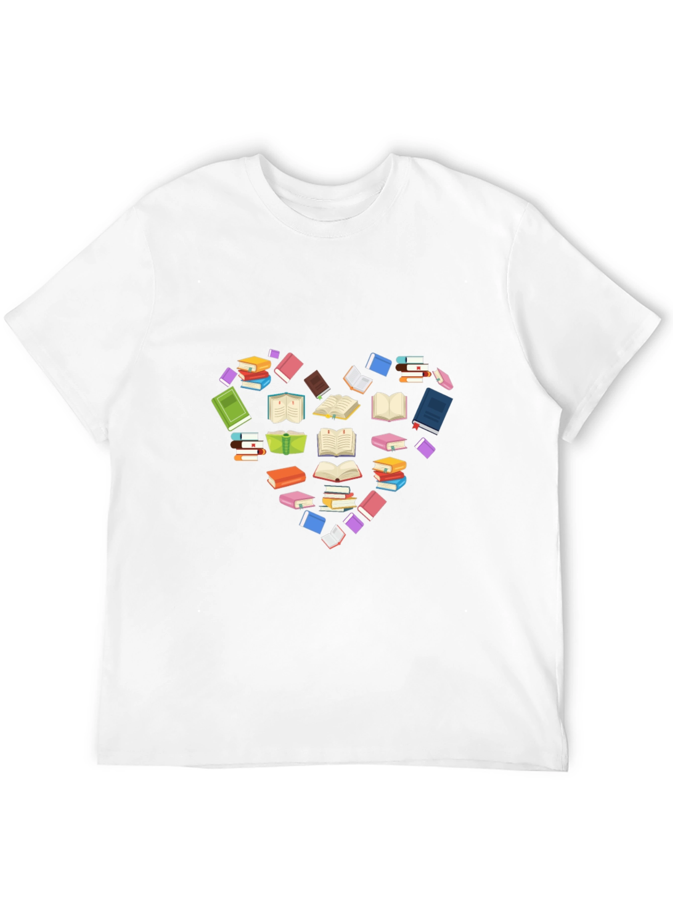 Book Lover Heart T-Shirt