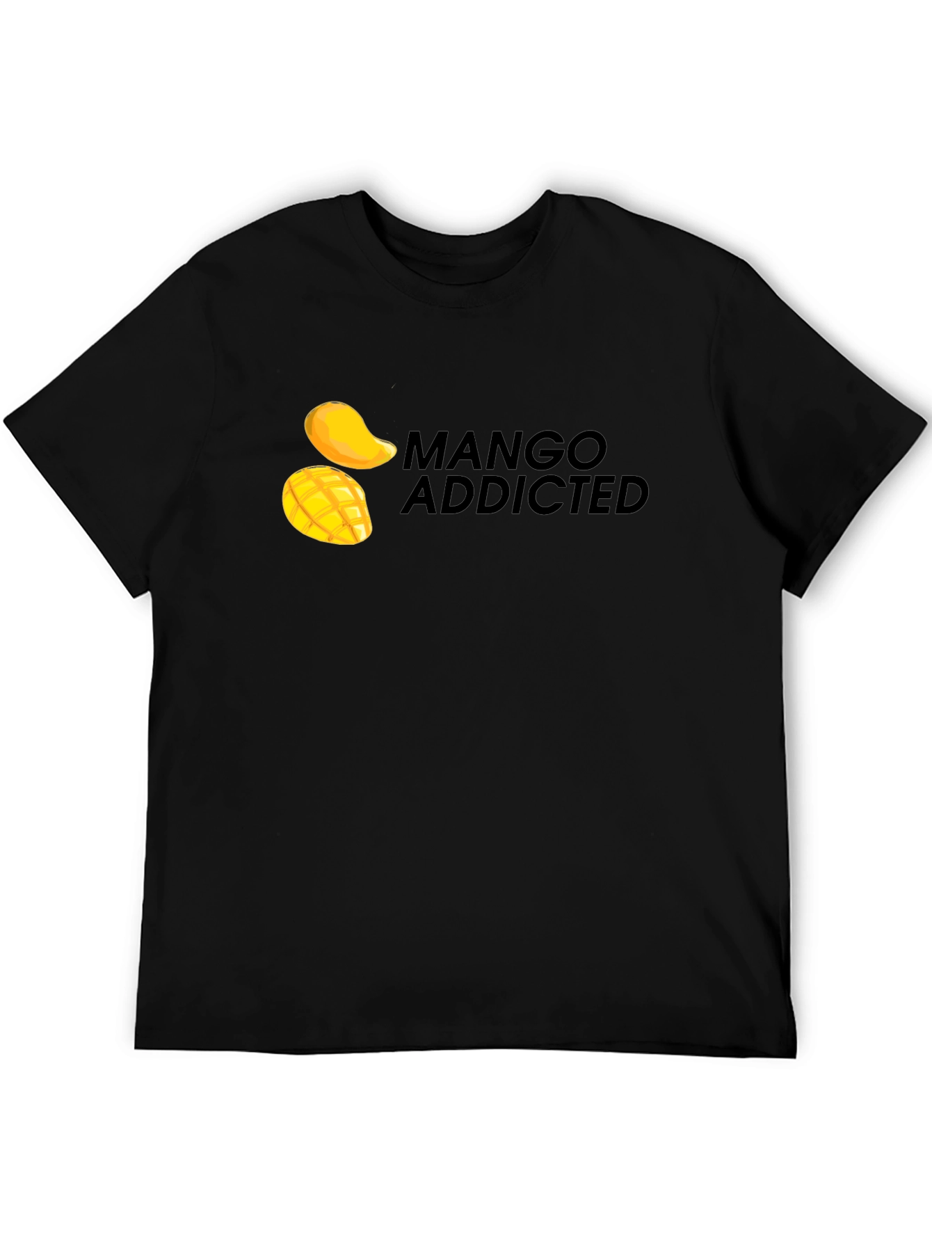 Mango Addicted Black T-Shirt
