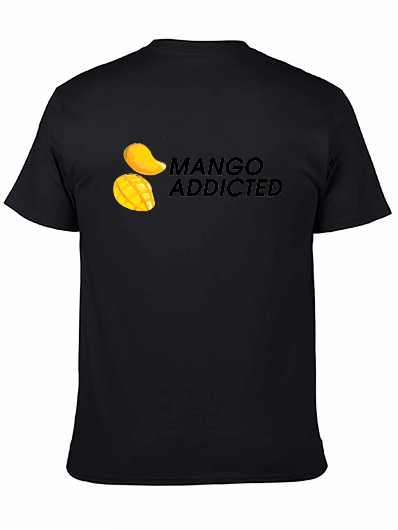 Mango Addicted Black T-Shirt