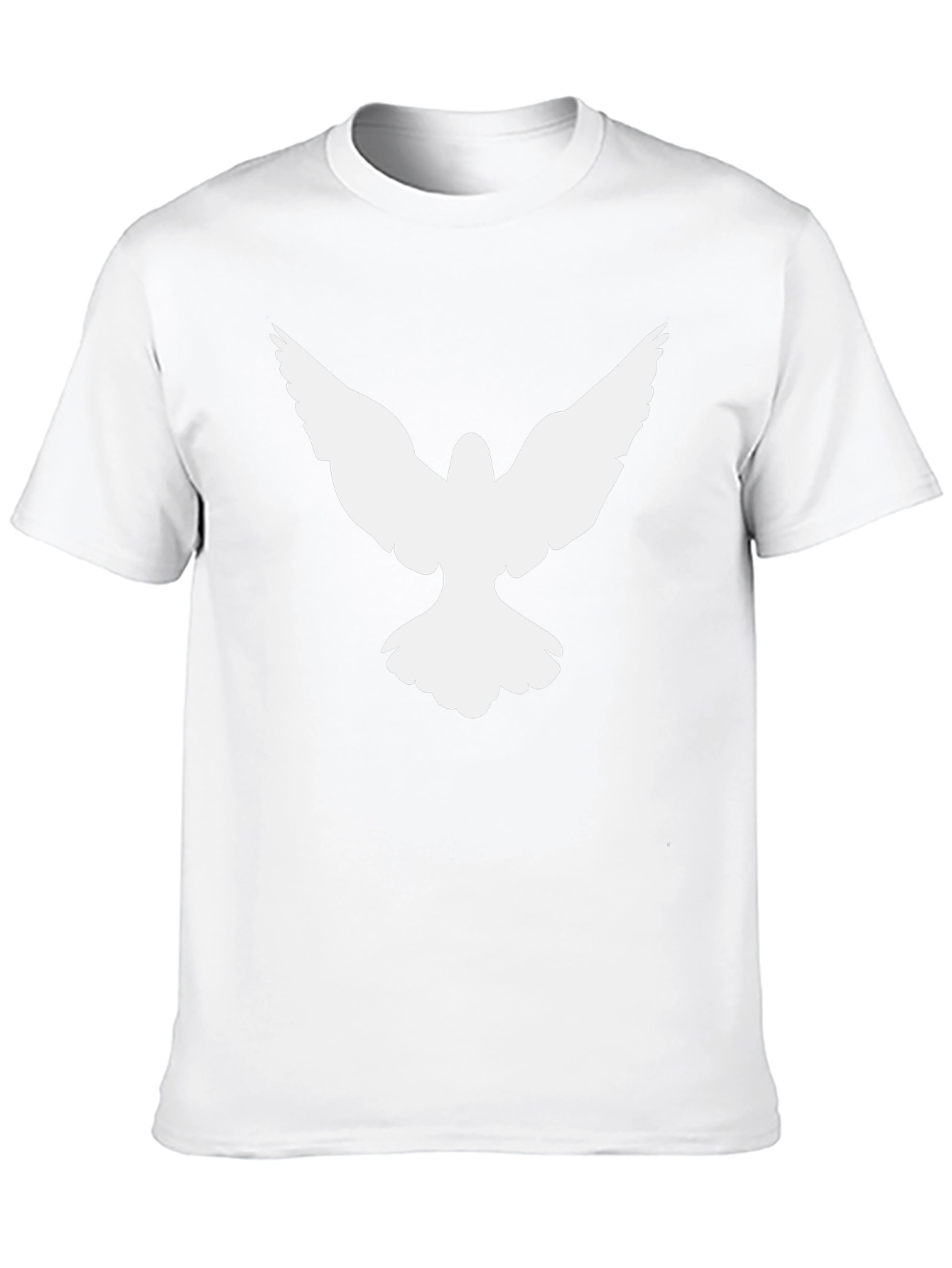 Dove Graphic Print Mens Black T-Shirt