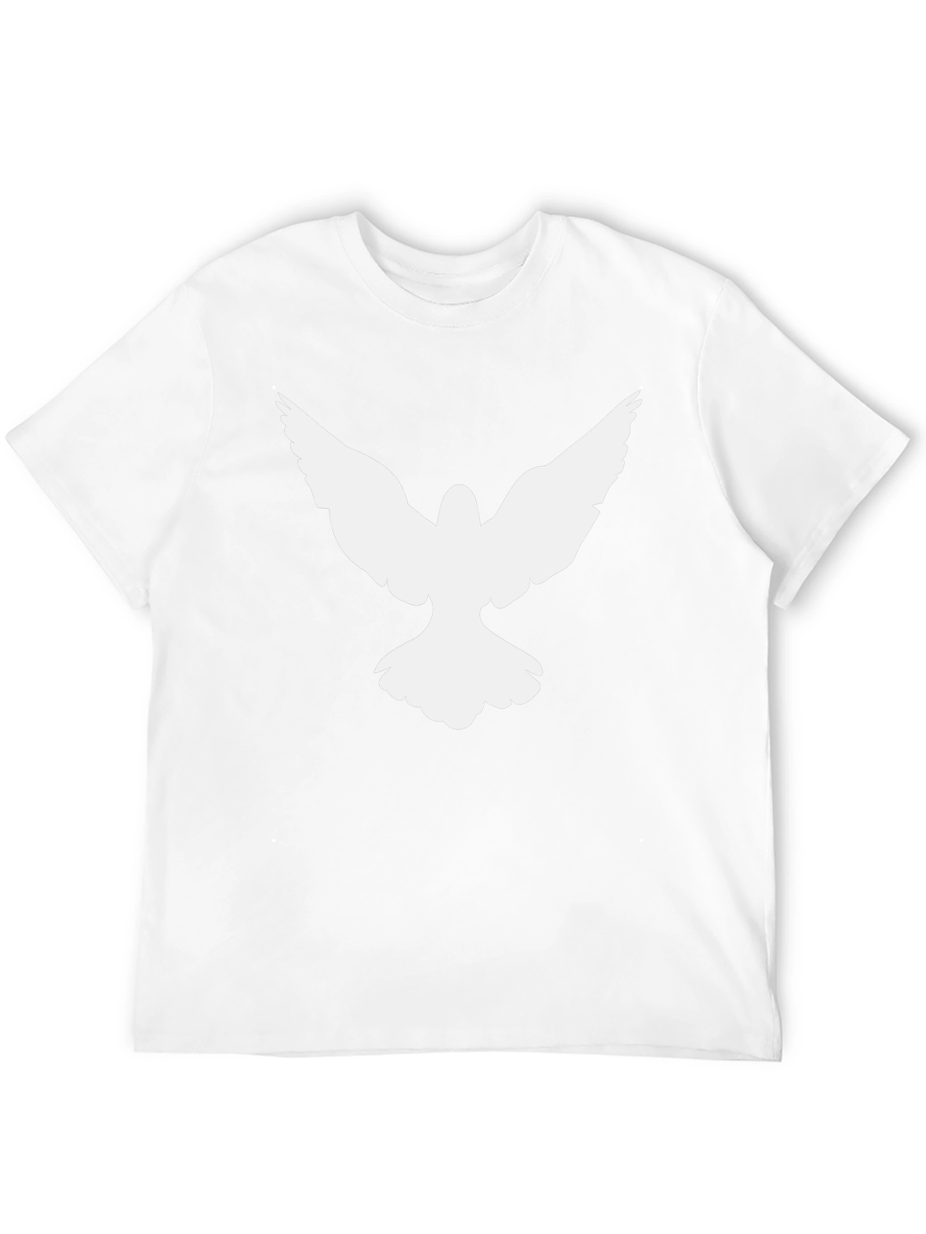 Dove Graphic Print Mens Black T-Shirt