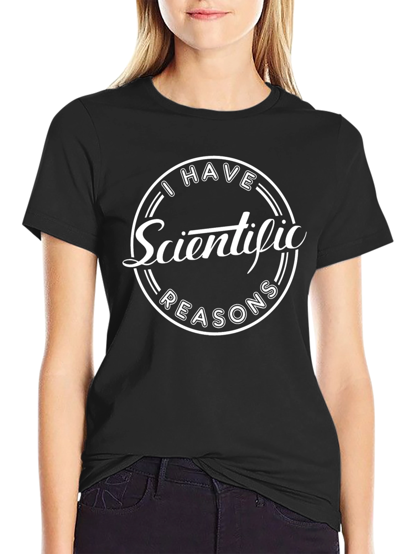 Scientific Reasons Graphic T-Shirt - Black