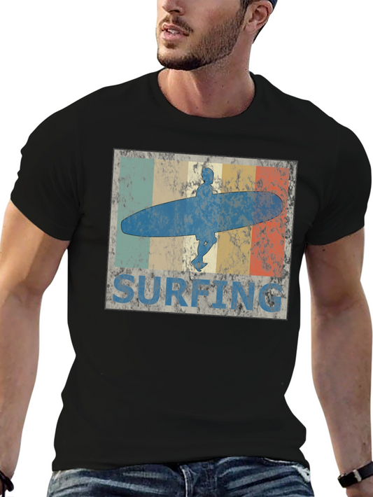 Retro Surfing T-Shirt - Cool Vintage Design