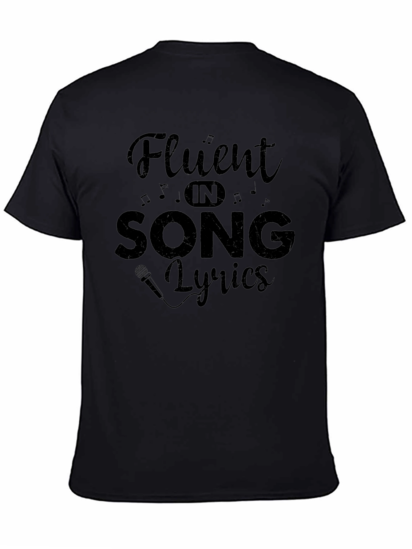 Fluent in Song Lyrics Graphic T-Shirt