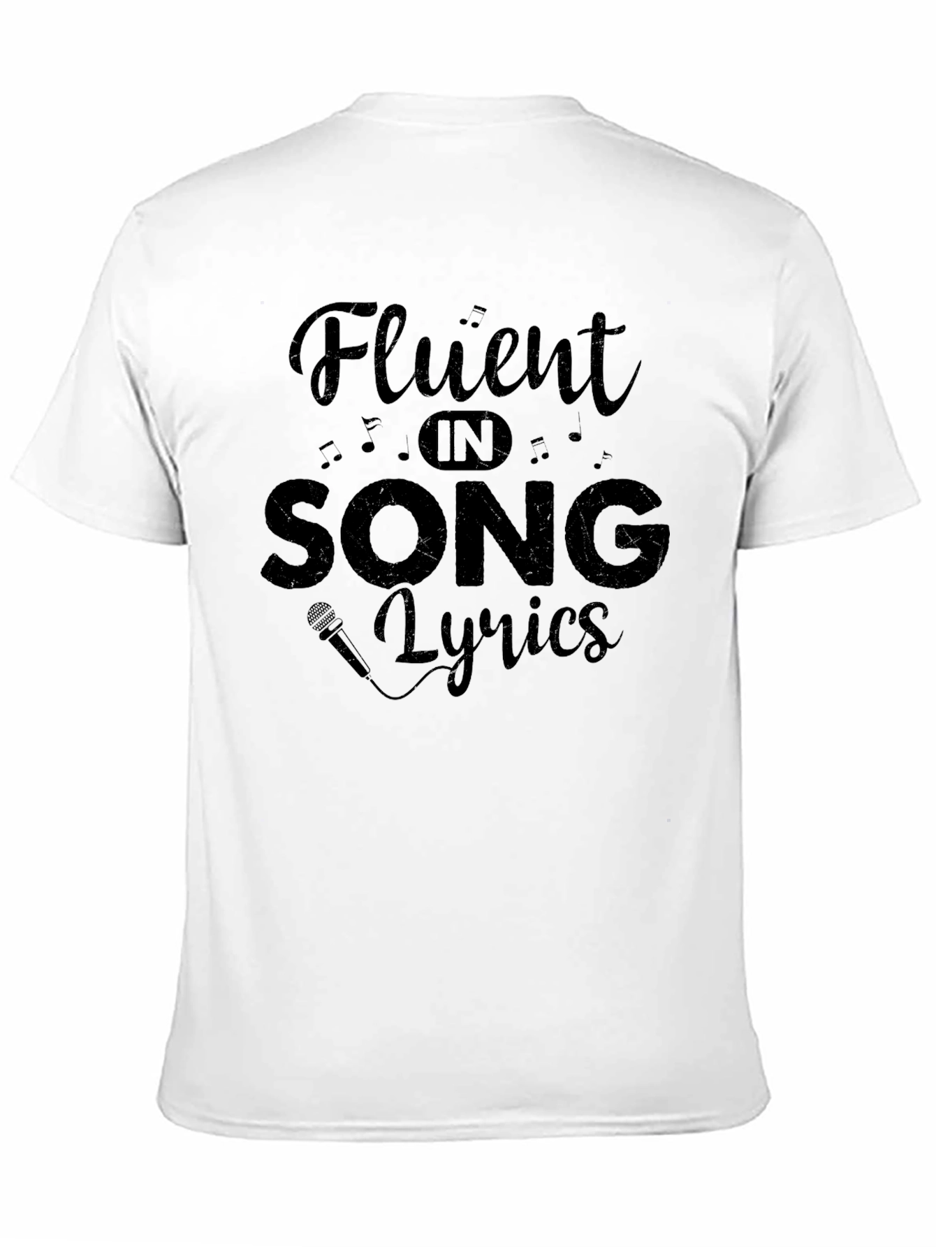 Fluent in Song Lyrics Graphic T-Shirt