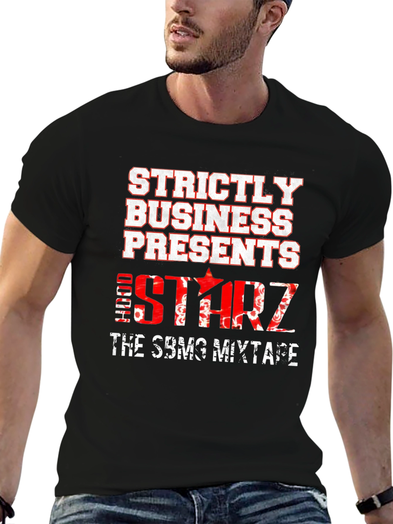 Strictly Business Presents Hood Starz Mixtape T-Shirt