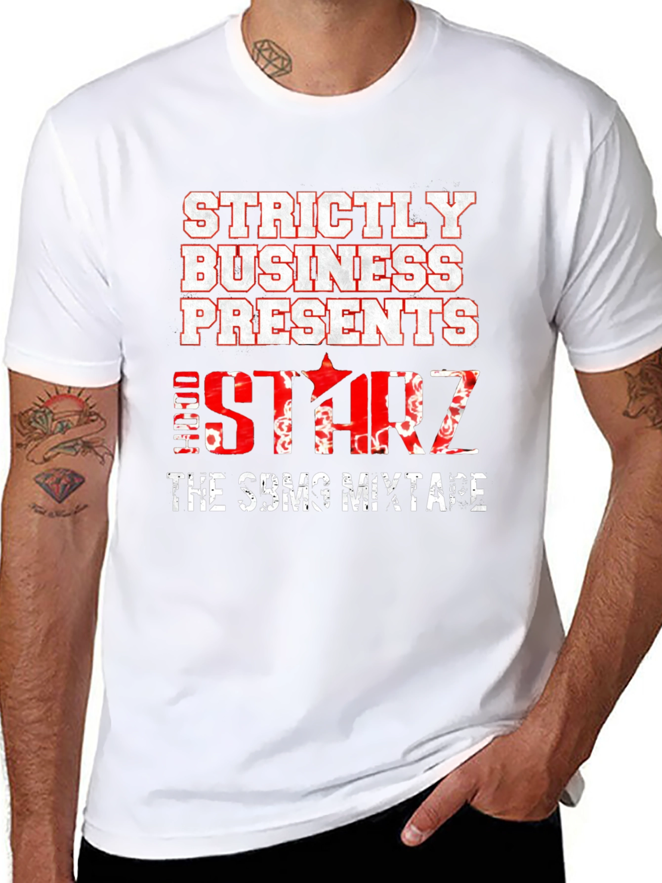 Strictly Business Presents Hood Starz Mixtape T-Shirt