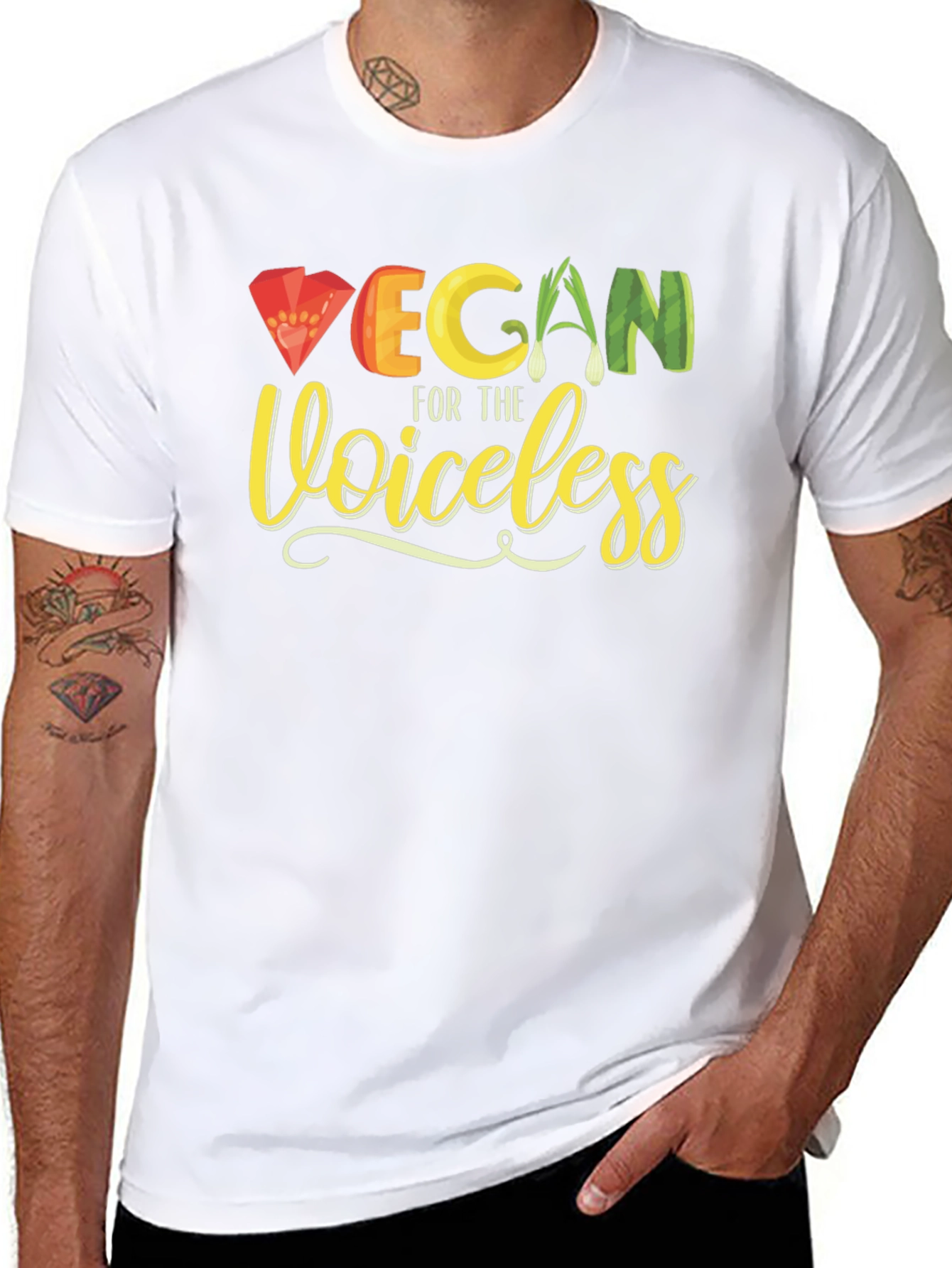 Vegan for the Voiceless Graphic Tee