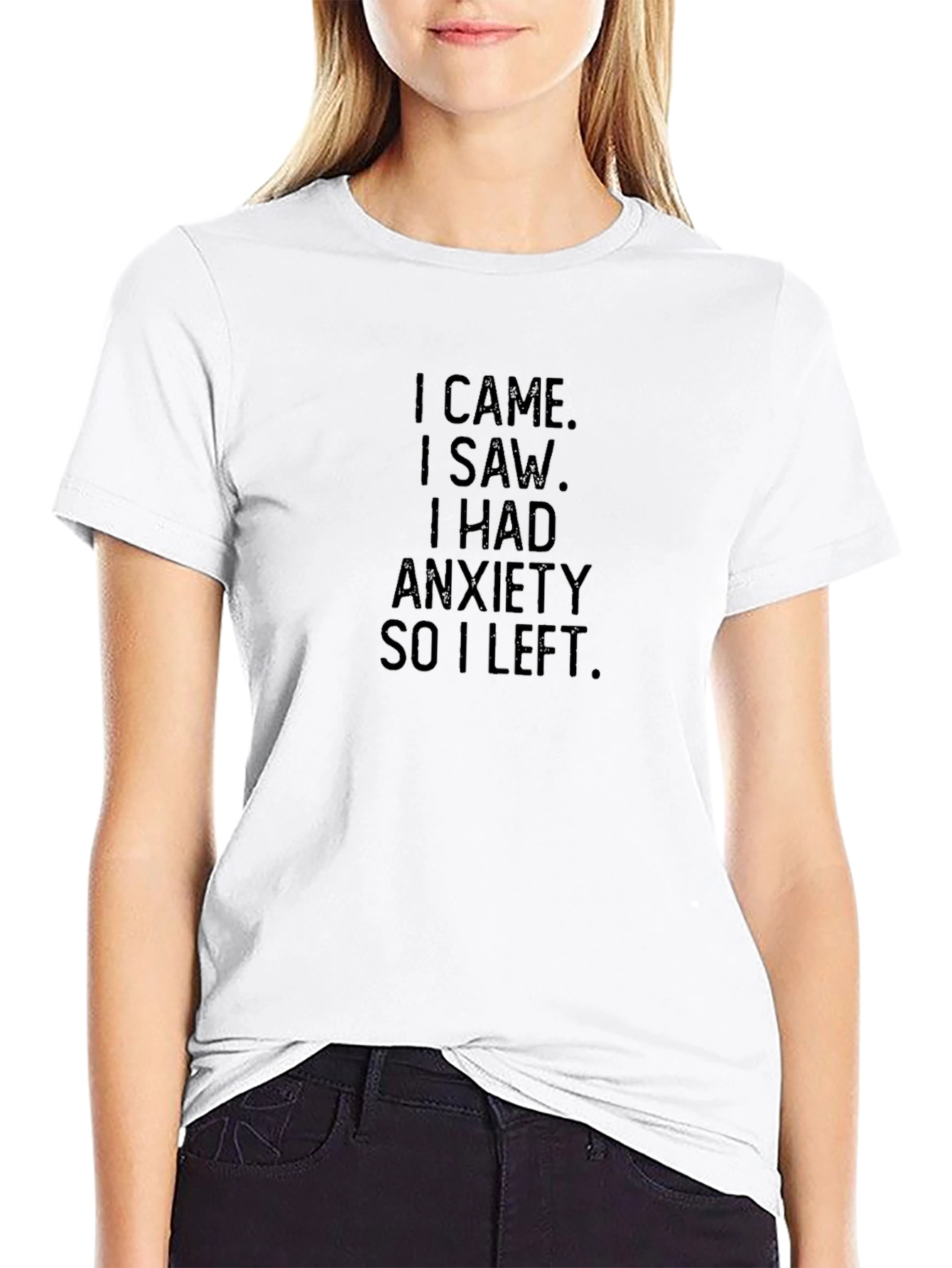Anxiety T-Shirt - Came Saw Left