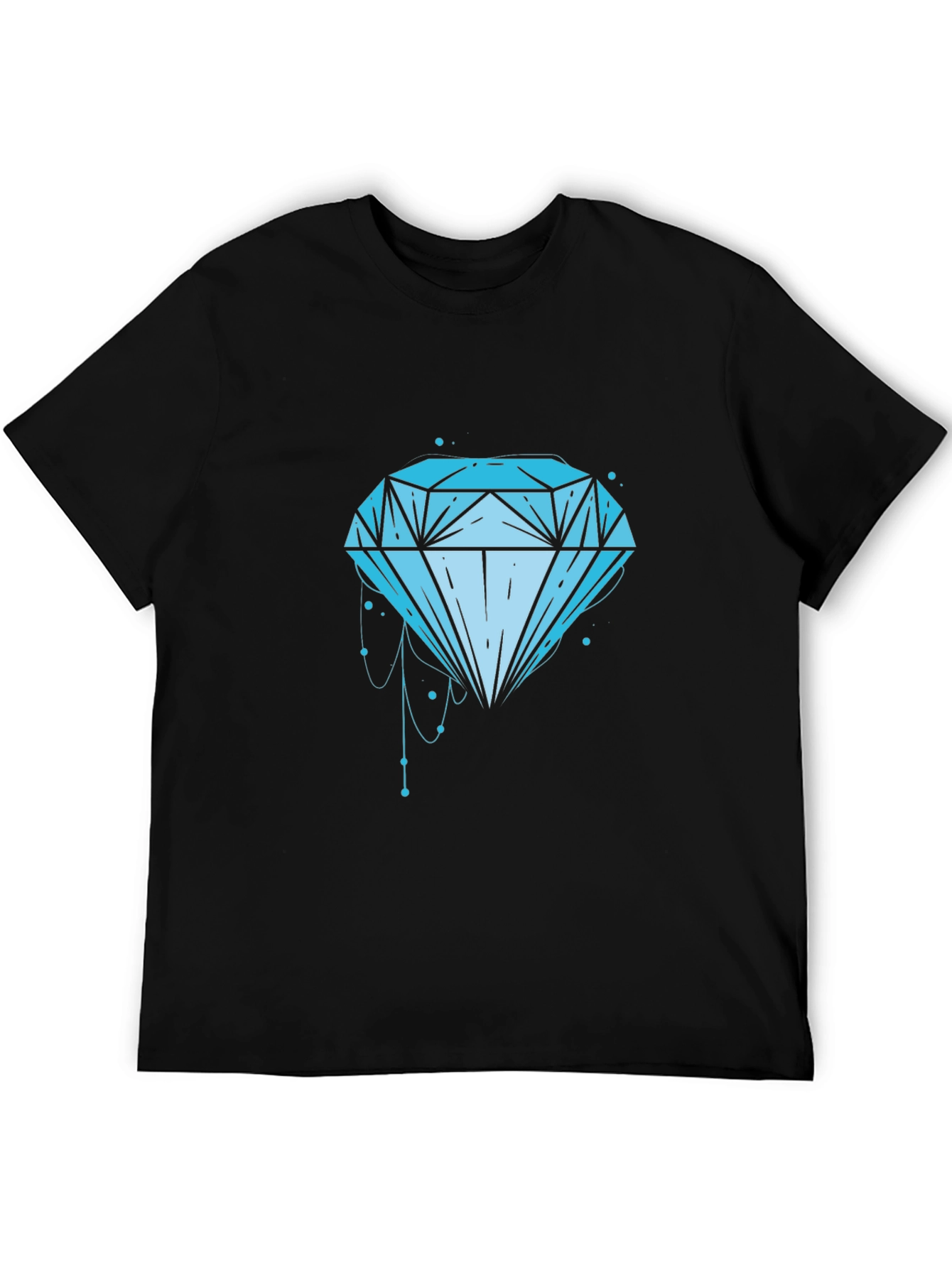 Diamond Graphic Black T-Shirt