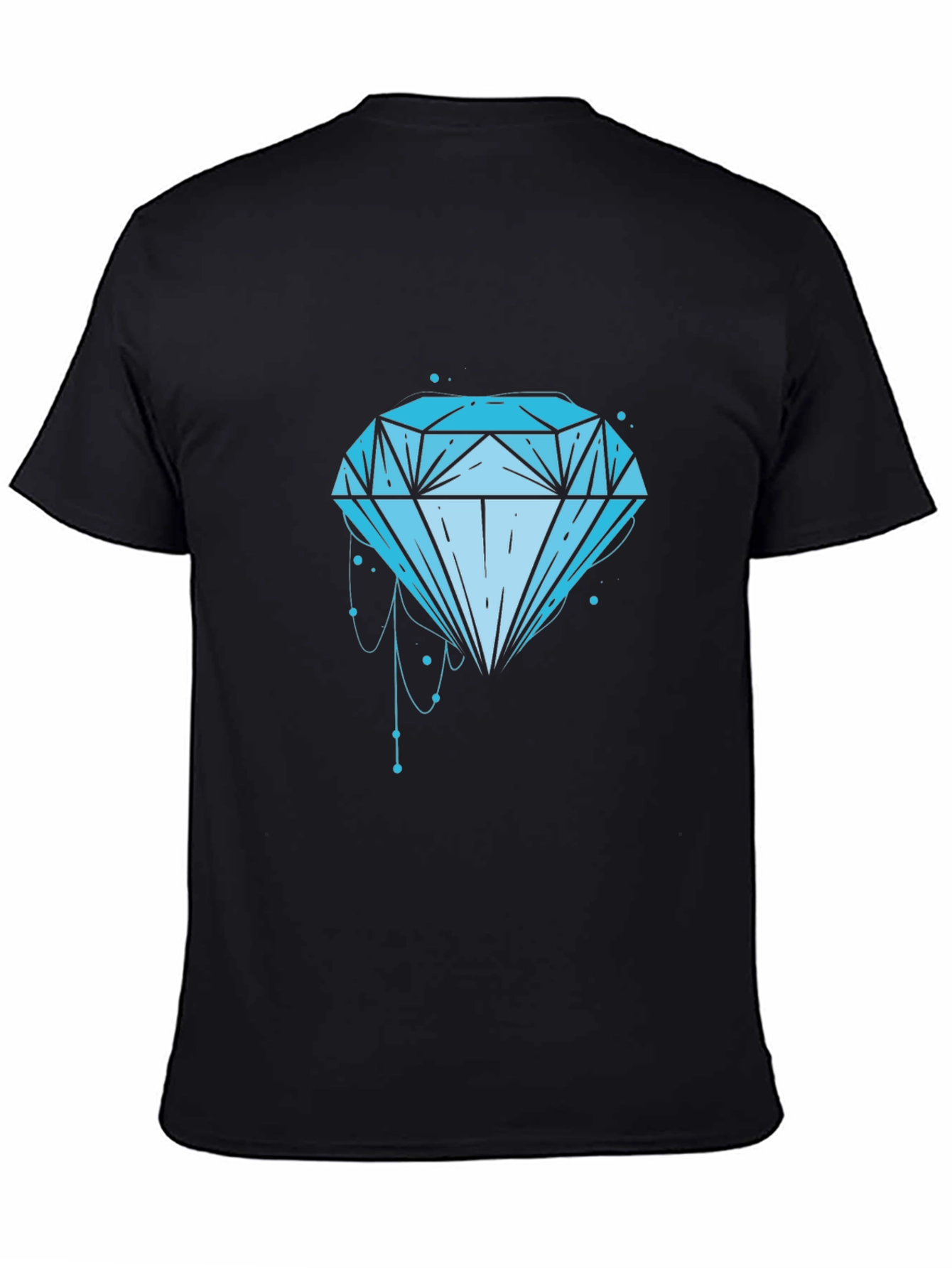 Diamond Graphic Black T-Shirt