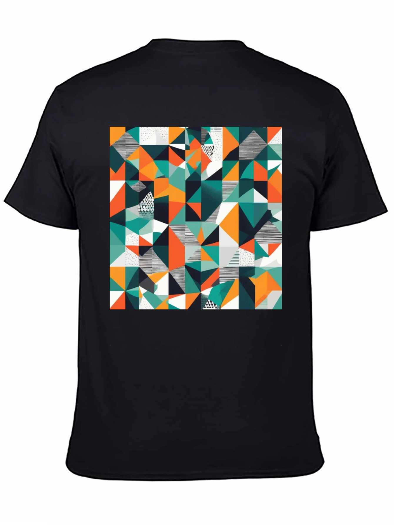 Geometric Pattern T-Shirt - Abstract Design Tee