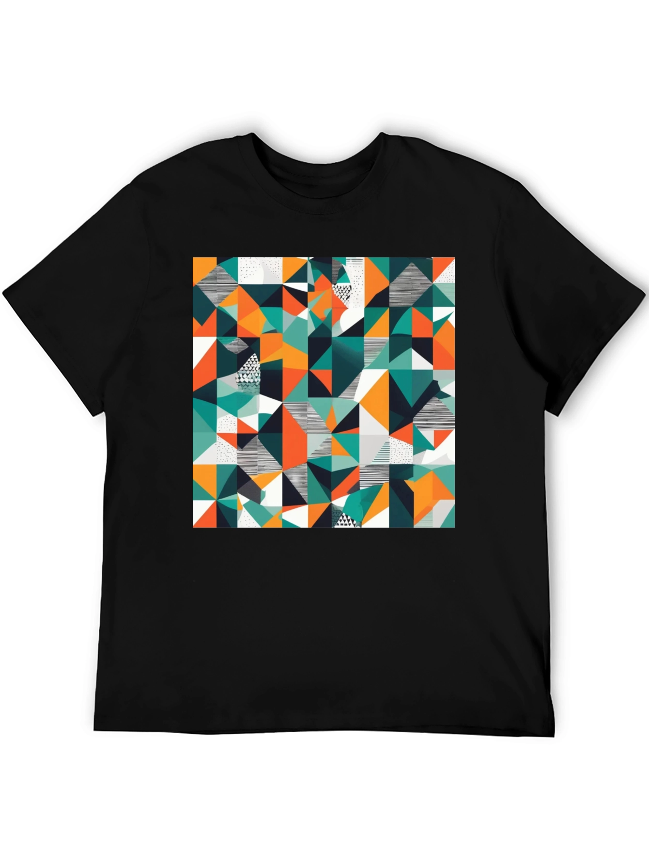 Geometric Pattern T-Shirt - Abstract Design Tee